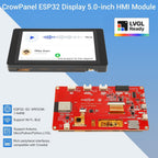 ESP32 Display 5 Inch HMI Basic RGB TFT LCD Touch Screen with Acrylic Case