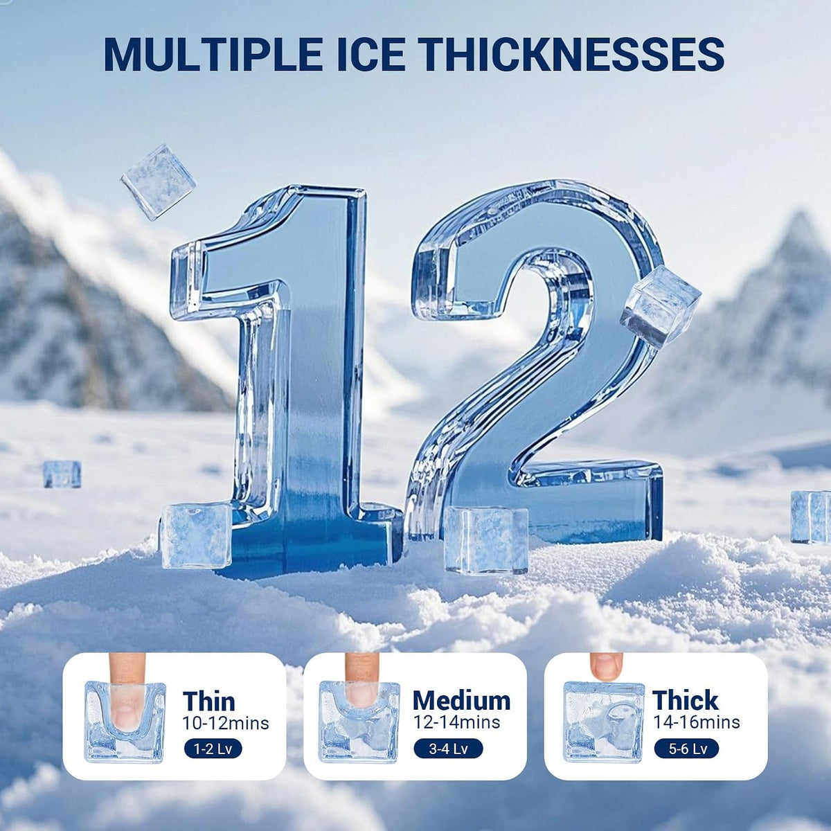 Commercial Ice Maker Machine, 680lbs/24H Ice Maker Head Only