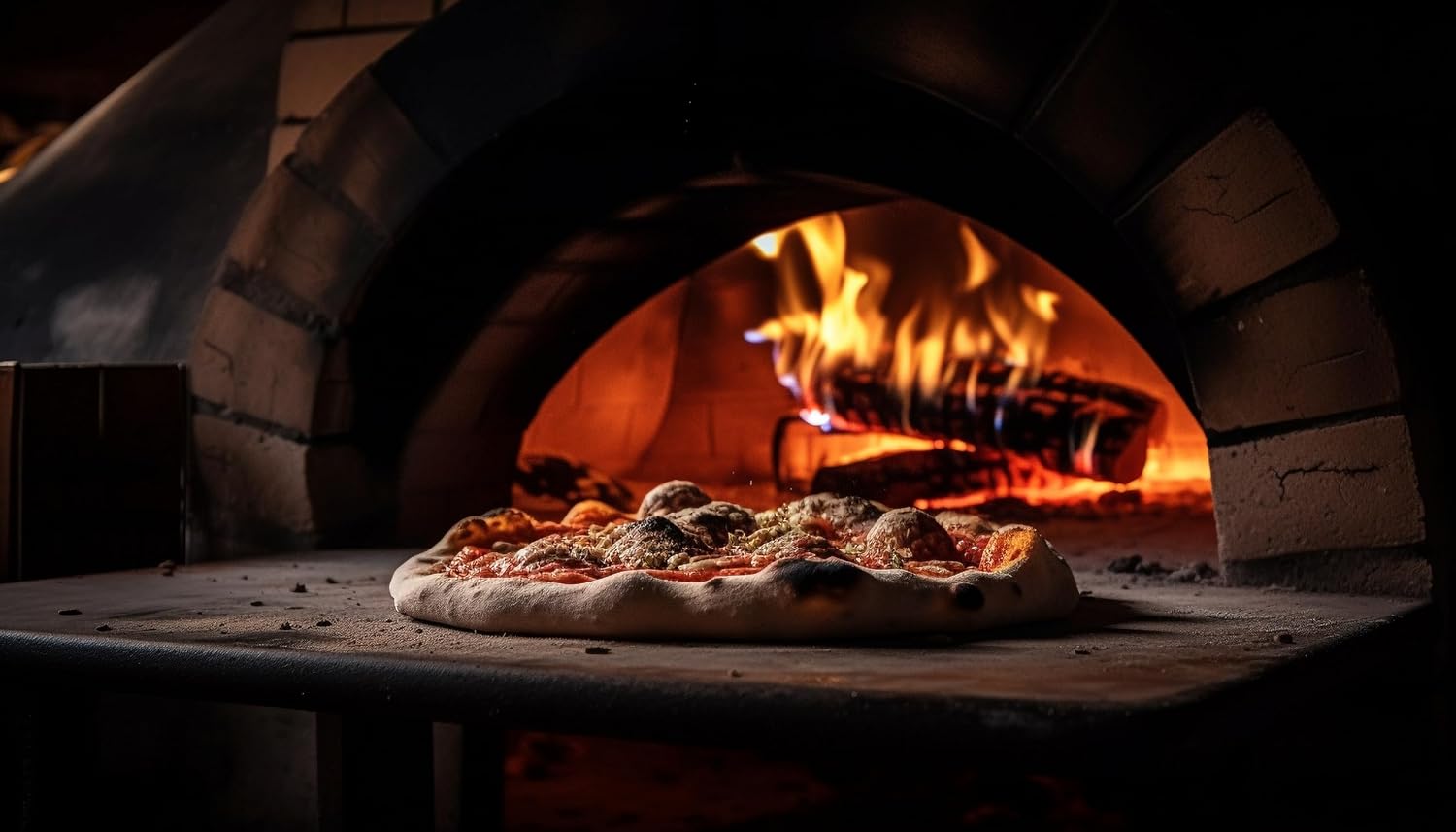 Pizza Oven Wood for Ooni, Gozney, Solo Stove & Bertello – Kiln Dried Oak Mini Logs, 5-6 Inch, 9-10 lbs – Cooking Wood
