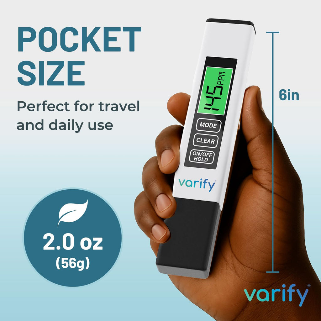 Instant 4-in-1 TDS Meter Digital Water Tester for Drinking Water | Accurate 0–9990 PPM EC & Temp Readings | Ideal for