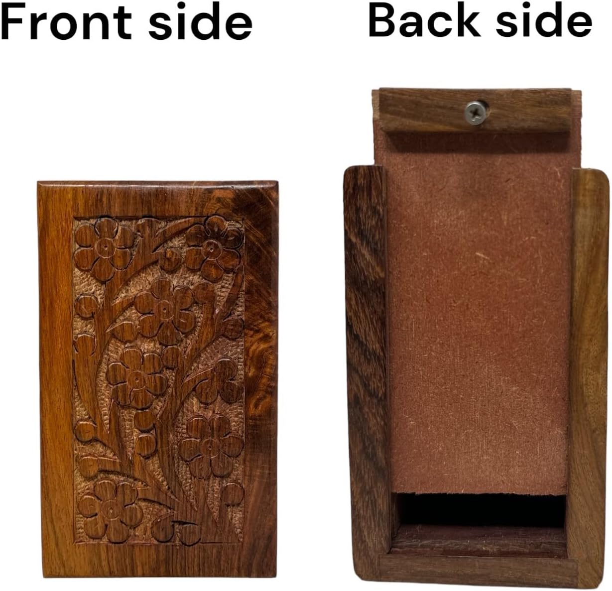 Handmade Wooden Cremation Urns for Human Ashes - Adult Male, Female, and Beloved Pets - Small wooden box with 20
