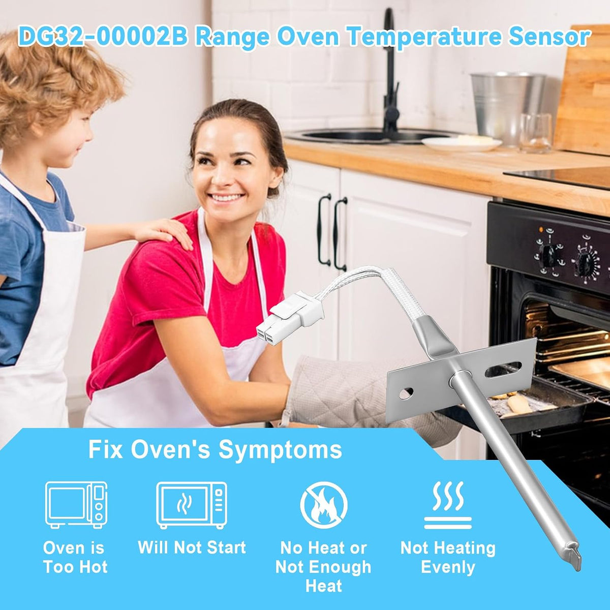 DG32-00002B Range Oven Temperature Sensor Probe Oven Temperature Sensor
