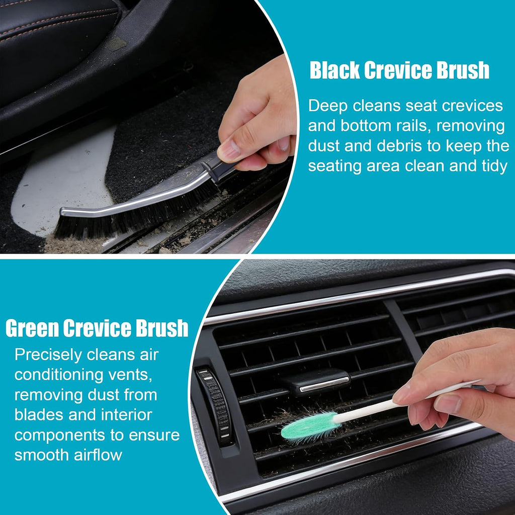 Car Detailing Kit Interior,Car Cleaning Interior Cleaner Brush Kit Tool,Car Care Detail & Clean Supplies Accessories
