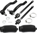 X AUTOHAUX 6pcs Front Inner Outer Tie Rod End Links Suspension Steering Tie Rod End Kit for Toyota RAV4 2006-2018 EV800328 ES800054 ES800053