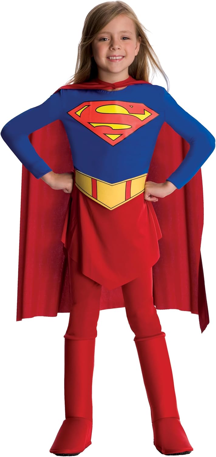 DC Comics Superheroes: Supergirl Costume for Kids, Girls Costume