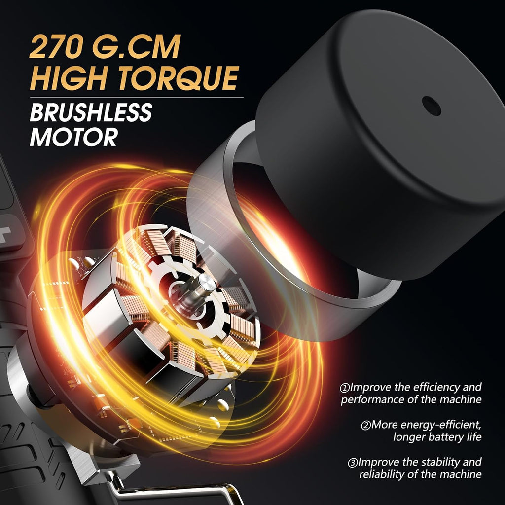 Soldier 270 Wireless Tattoo Machine, 270 g.cm Torque Brushless Motor Cordless Tattoo Gun, Rotary Tattoo Cartridge Pen