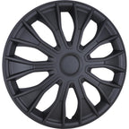 4-Pack 14 Inch Wheel Rim Cover Hubcaps, R14 Hub Caps, Matte Black
