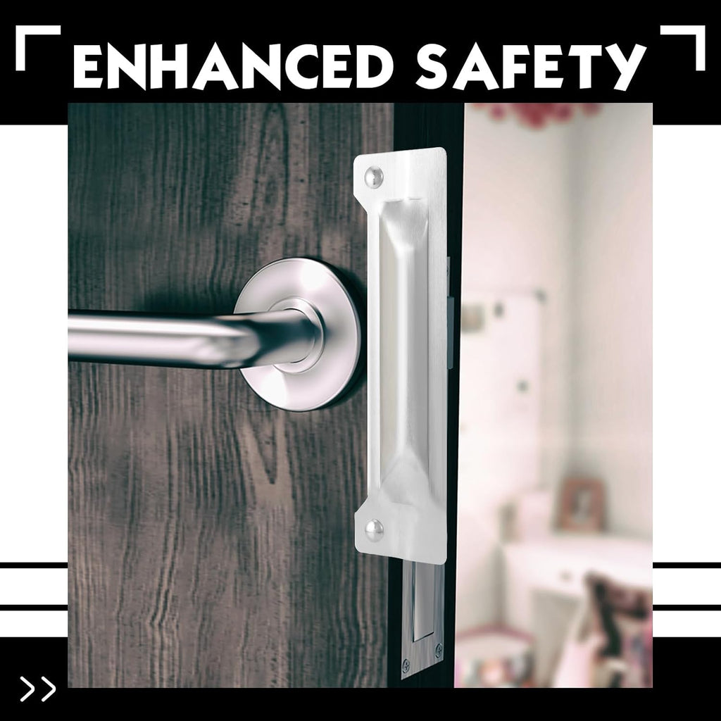 2 Pcs 3" x 11" Door Latch Guard Plate Cover Security Protector