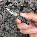 2Pack Mini Utility Knife Box Cutter, Small Keychain Pocket Knives