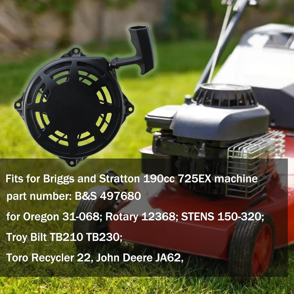 Recoil Starter Compatible with Briggs and Stratton 497680