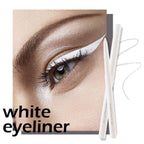 Retractable White Eyeliner Pencil - Creamy, Pigmented, Smudge-Proof Eye Liner Pen