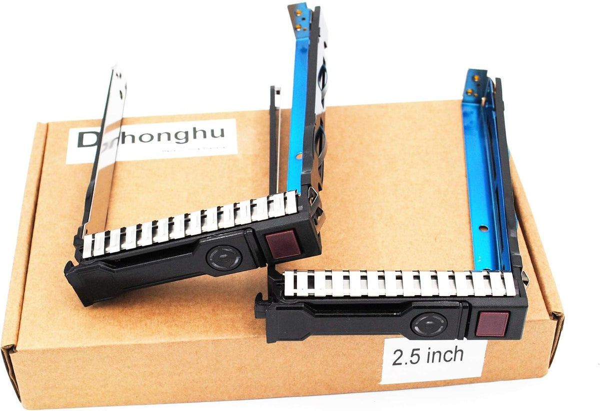 2PCS 2.5" Hard Drive Carrier Tray Caddy 651687-001 for Proliant g8 Servers