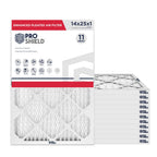 14x25x1 MERV 11 Enhanced Pleated HVAC Air Filter, 6 Pack