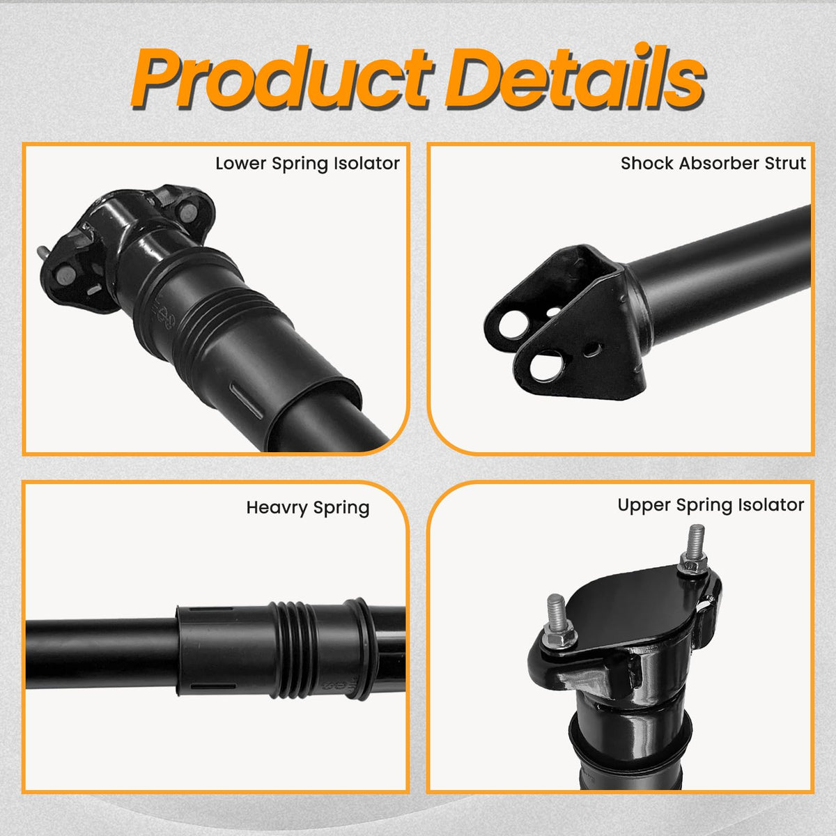 MILLISEC Rear Shock Strut for 2006-2013 Benz R-Class W251 without ADS