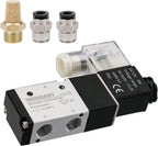 Wengart Pneumatic Solenoid Valve DIY Techs Single Acting Air Cylinder DC12V