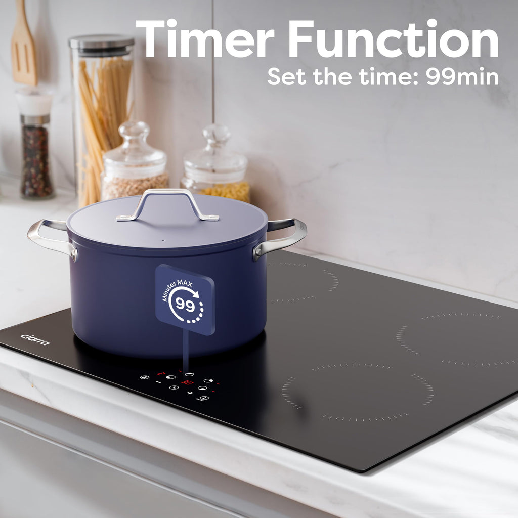 24 Inch Induction Cooktop 4 Burners 6000W