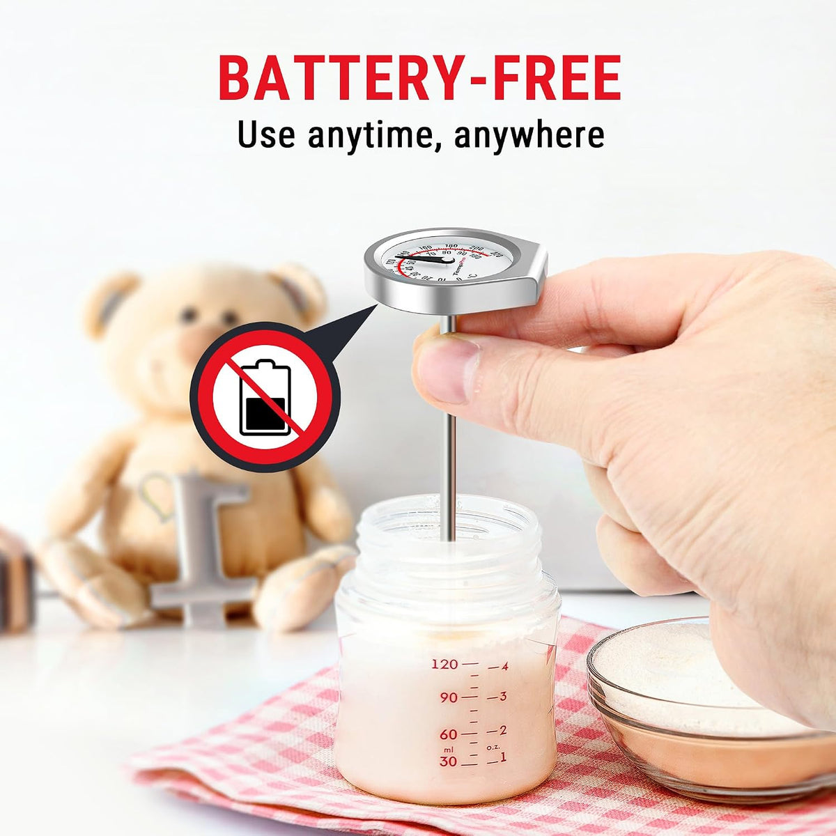 Dial Instant Read Meat Thermometer for Cooking