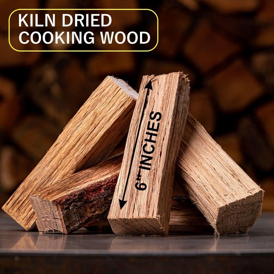 Kiln Dried Pizza Oven Cooking Logs, Approx 12 lbs, Wood Logs for Pizza Ovens, Grills and Smokers, Solo Stove Mesa XL