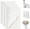 120 Sheets White Glitter Tissue Paper, 20 X 14 inch