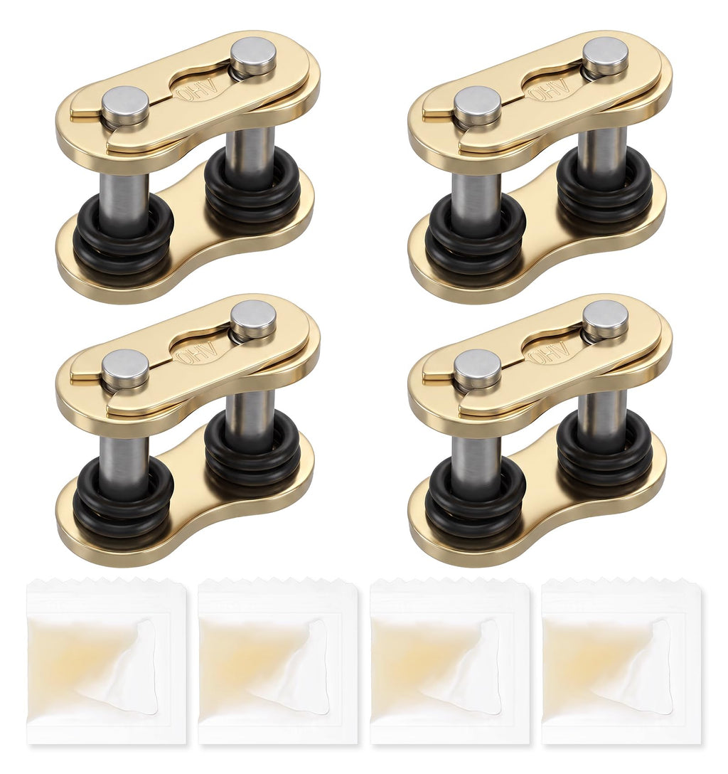 4 Pcs Chain Master Link, 520 Chain Master Link, 4 Free Lubricant