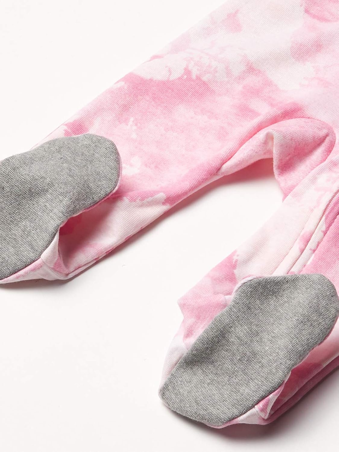 Sleep and Play Footed Pajamas One-Piece Sleeper Jumpsuit Zip-front PJs 100% Organic Cotton for Baby Girls