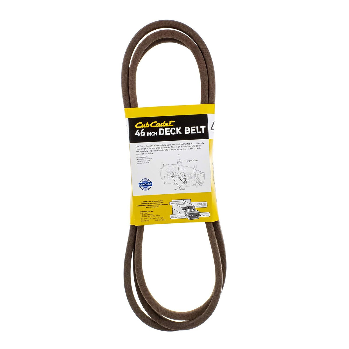 CUB CADET 490-501-C063 Drive Belt 46" Deck 954-05022 754-05022