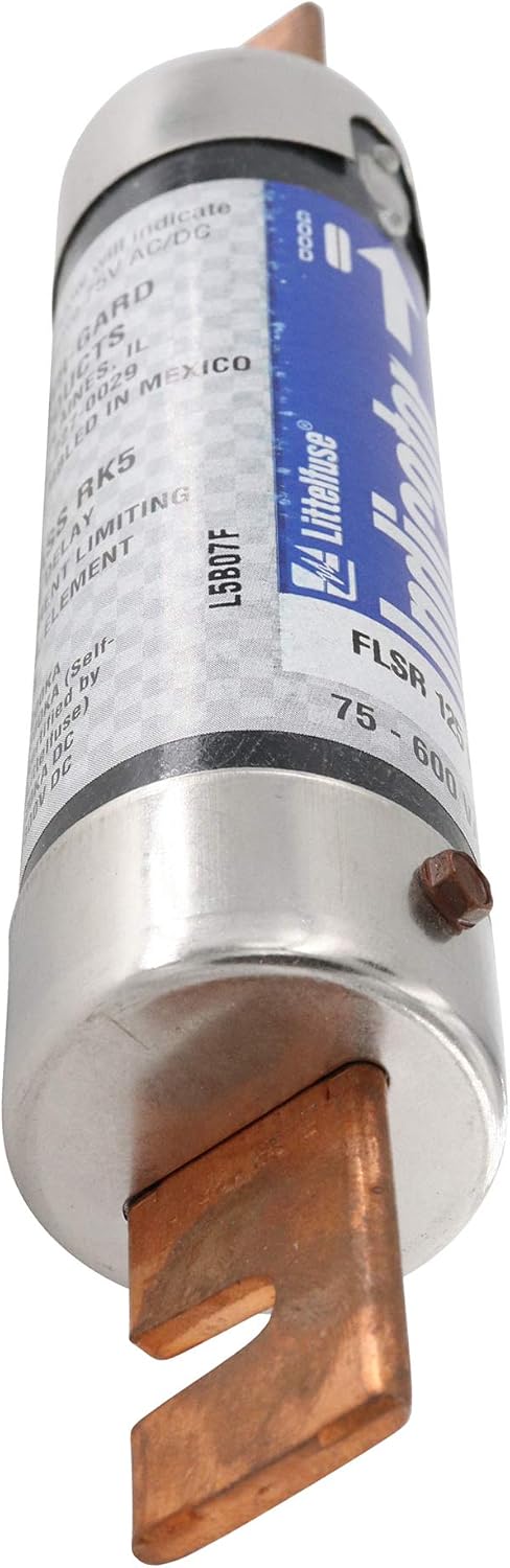 Littelfuse FLSR-125-ID Dual-Element Time-Delay Fuse, Class RK5, 600-Volt, 125-Amp