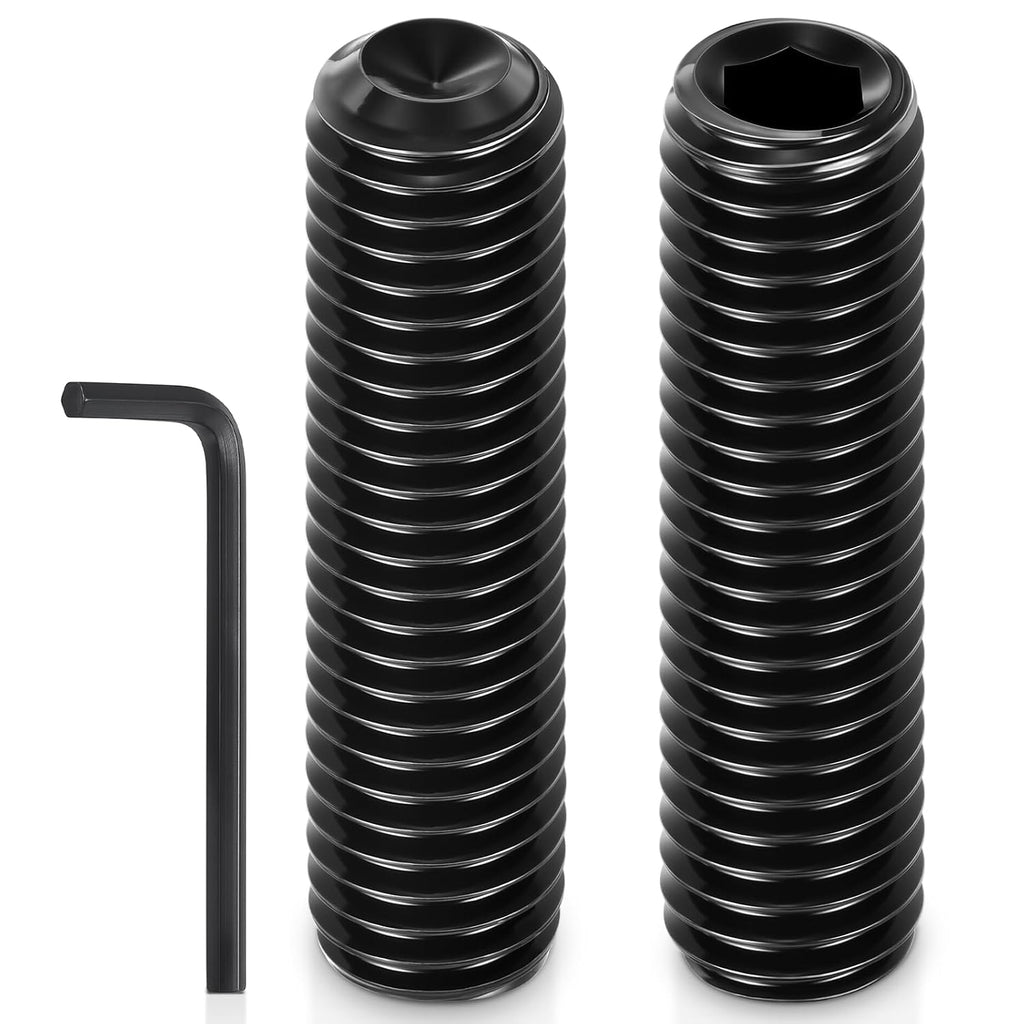 5Pcs Cup Point Socket Set Screws-1/2-13x2 Carbon Steel