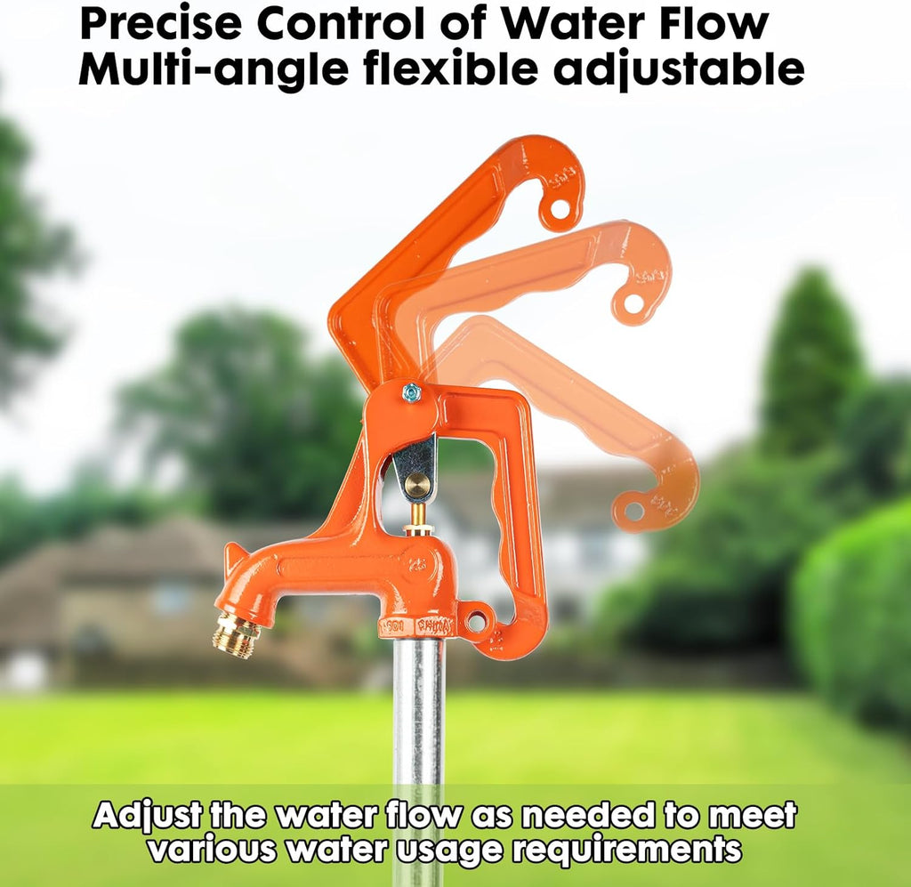 Frost Proof Yard Hydrant - Freeze-Free Outdoor Faucet for Garden, Farm & Irrigation, 3/4" Pipe Connection, 4.25ft