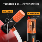 Electric Fuel Transfer Pump, Gas Can Pump with One Touch Start Auto-Stop