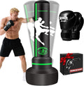 Freestanding Punching Bag with Gloves, 70'' Heavy Boxing Bag with Stand for Adult Teens, Standing Women Men