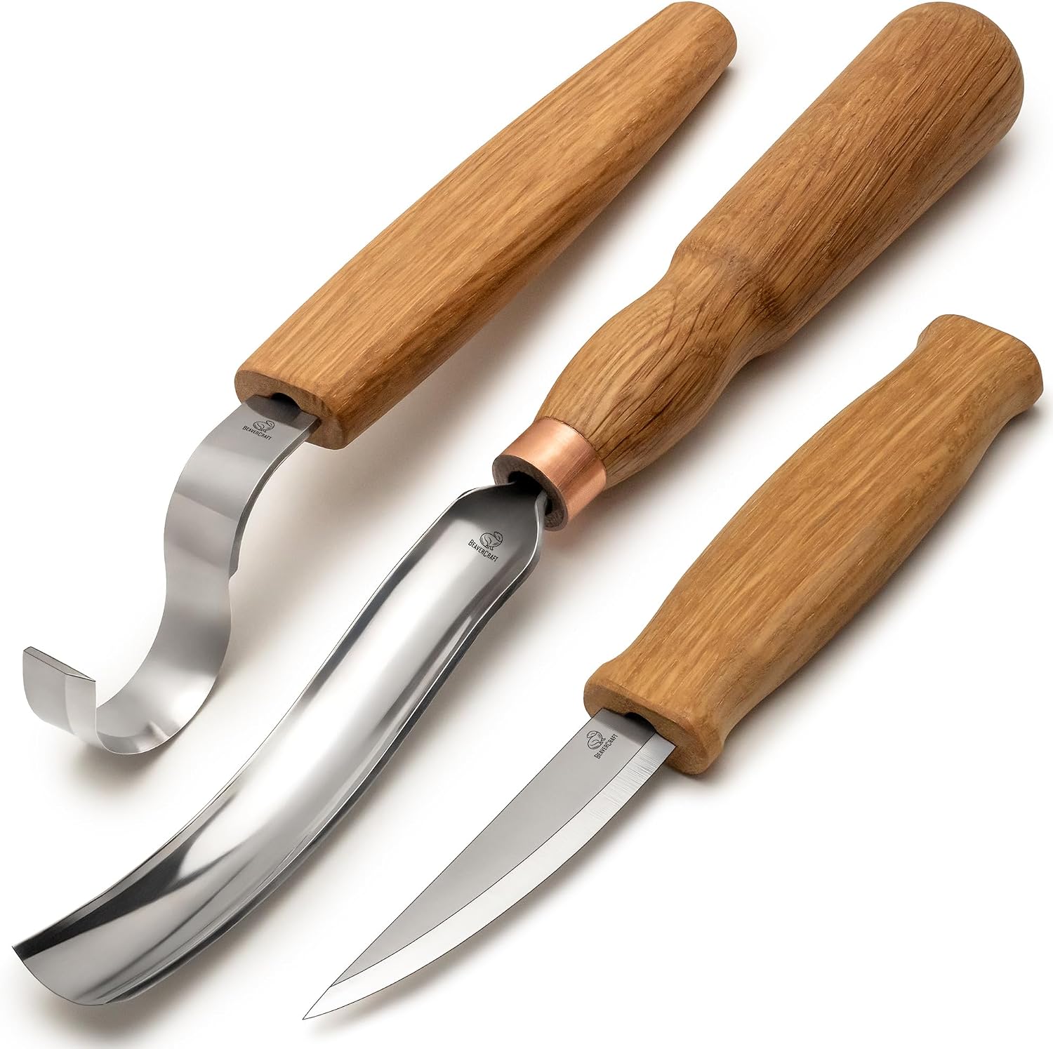 Wood Carving Knives Kit Spoon Carving Tools S14 - Spoon Hook Knife Wood Carving Chisels Set Bowl Gouge - Whittling