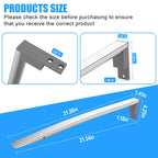W10837029 Freezer Door Handle for Whirlpool Refrigerator Handle Replacement
