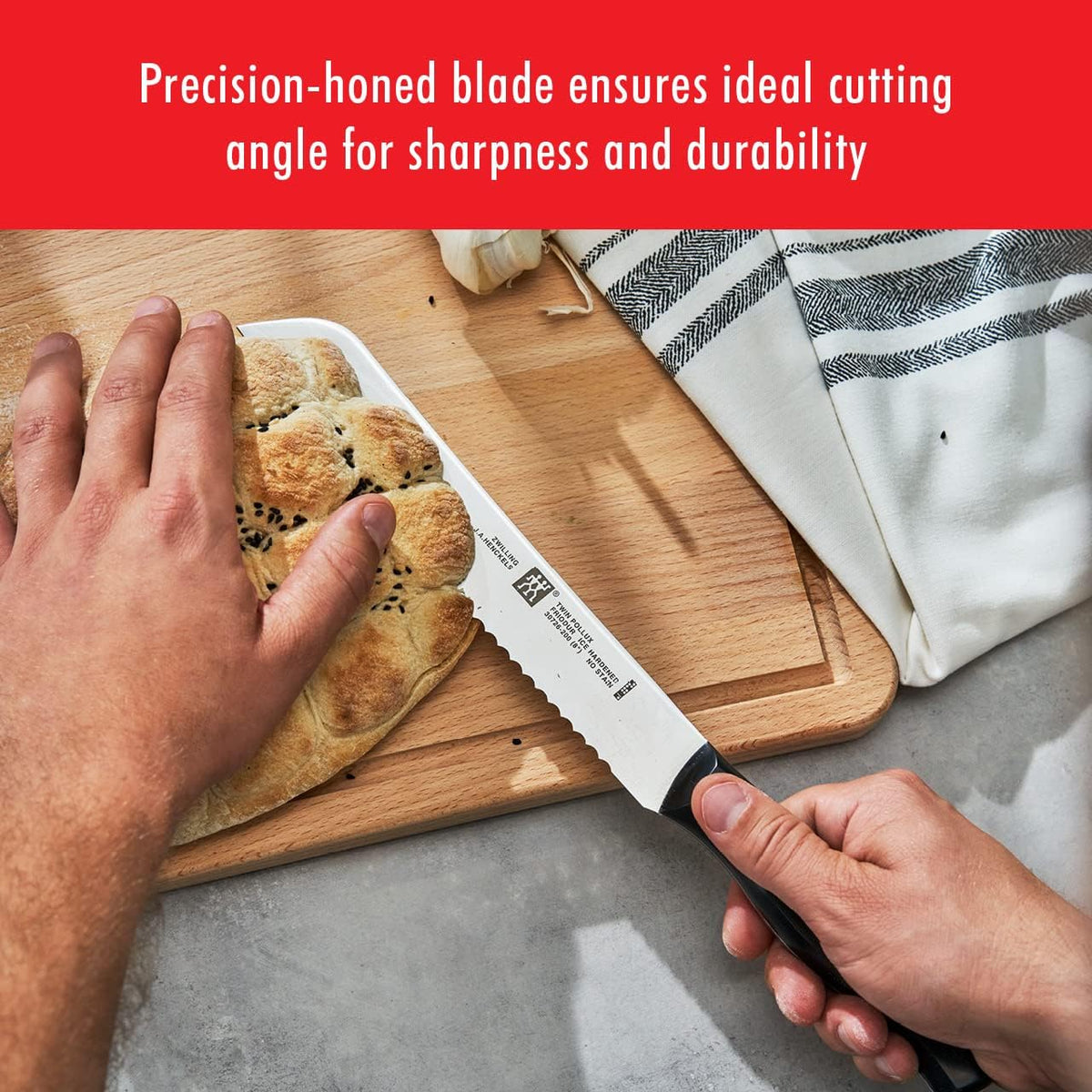 Twin Signature Bread knife, German Bread Knife, Made in Germany