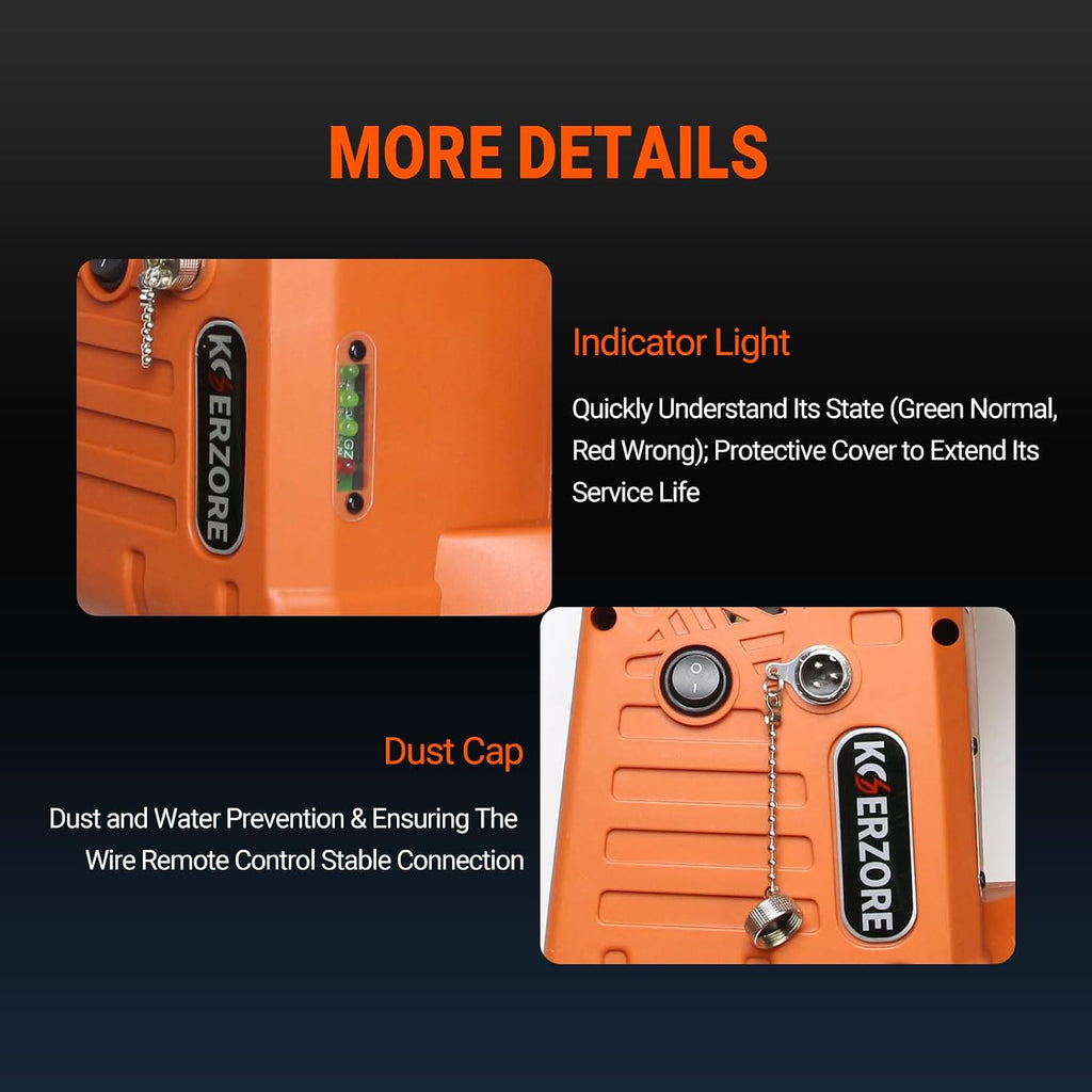 Electric Hoist Winch 1100Lbs Capacity for Garage, Workshop | 110V 25ft Lift Height Portable Power Winch for