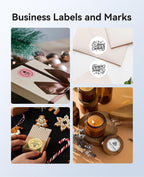 50x30mm Thermal Labels, 3Roll White Labels for B Series Label Maker