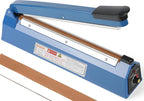 Impulse Sealer 12 inch Manual Heat Sealer Machine with Adjustable Heating Mode, ABS Shrink Wrap Bag Sealers for