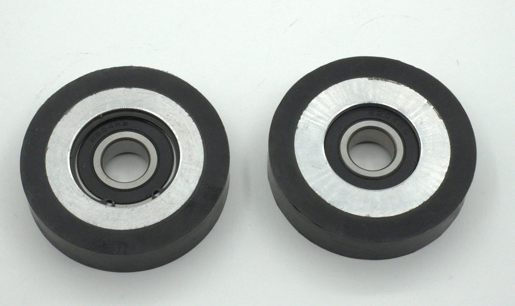 2 x Delixike Dryer Drum Support Roller FOR Electrolux ELS Wascator Wascomat 487137603