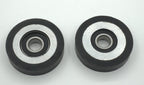 2 x Delixike Dryer Drum Support Roller FOR Electrolux ELS Wascator Wascomat 487137603