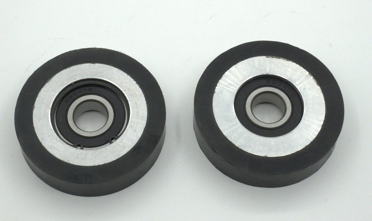 2 x Delixike Dryer Drum Support Roller FOR Electrolux ELS Wascator Wascomat 487137603