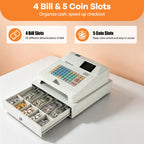 Electronic Cash Register,8-Digital LED,48 Keys