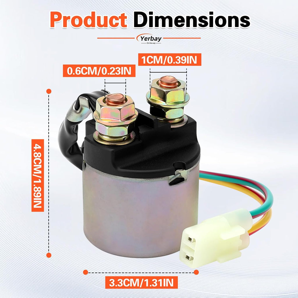 2pcs Starter Solenoid Relay for Honda TRX500 Foreman500 2005-2009 2011-2013