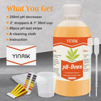 General Hydroponics pH Down Liquid, pH Control Liquid Decreases pH Levels