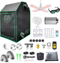 Grow Tent Kit,Complete 4x4ft High Reflective Mylar Indoor Grow Tent Hydroponics Indoor Plant Growing Tent Room Full