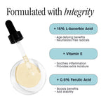 Vitamin C Face Serum 15% L-Ascorbic Acid + Ferulic Acid