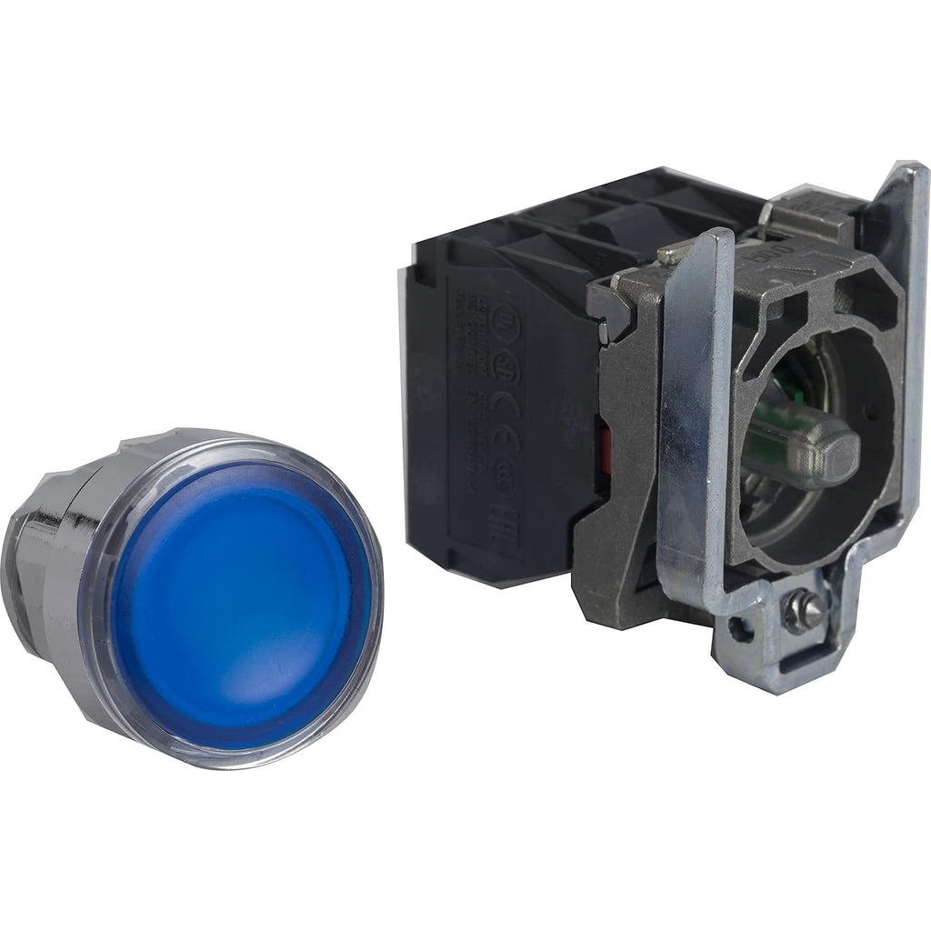 Illuminated Push Button, 22Mm, Blue