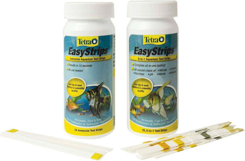 EasyStrips Complete Aquarium Water Test Kit, 25 Count | 7 Water Quality Tests In 1 Kit, Includes 25 6-In-1 Test