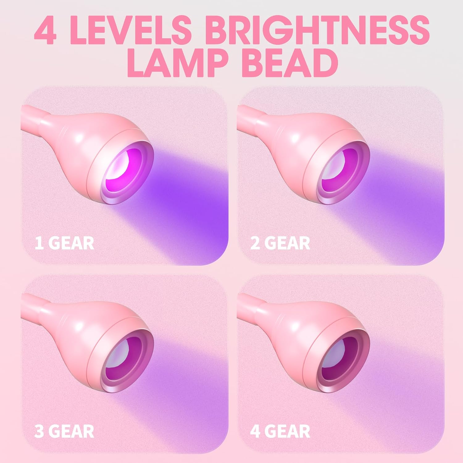UV Nail Lamp - UV Light for Gel Nails, Flash Cure Lamp | LED Gooseneck Flash Cure Lamp for Nails, Manicure Dryer