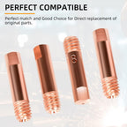 Mig Welding Tips 11-35 (0.035") Welding Contact Tip .035" Replacement for MIG Welding Gun Consumables (40-Pack)