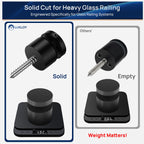 4 Pack Marine Grade SS316 Solid Heavy Duty Glass Railing Standoff